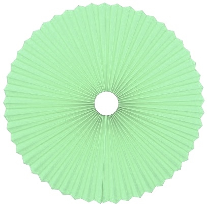 alle str. Rosette plisse mint til loft med ledning